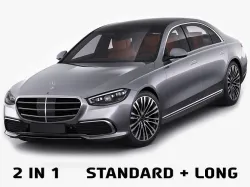 Mercedes-Benz S-class 2021 LWB and SWB 3D model