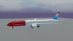 Norwegian Boeing 787-9 dreamliner 3d model Low-poly 3D model