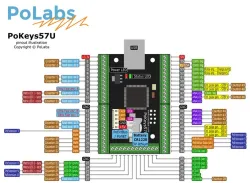 Pokeys57U-USB CNC controller (flight simulators, automation)