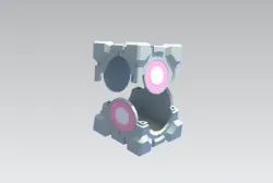 Portal 2 Weighted Companion Cube Box