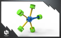 Radial piston mechanism