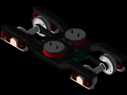 Rail Bogie Suspension System