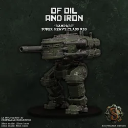 "Rampart" Super Class Heavy Rig | Dieselpunk Mech