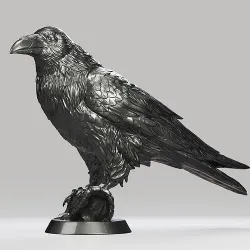 Raven 3D print model