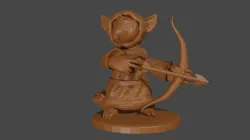 Secret of Mana inspired, Chobin Hood, Tabletop DnD miniature