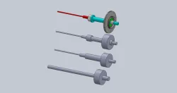 simplified models for spin test rotor