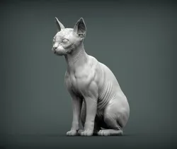sphinx cat 3D print model