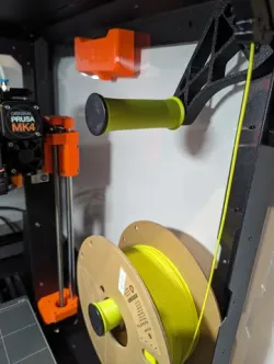 Spool holder slider