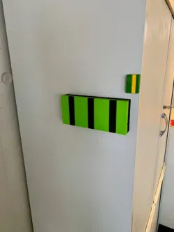 Spring loaded Coat hook rail | Garderobenleiste