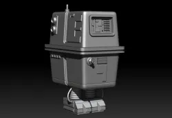 Starwars GNK POWER droid 3D print model