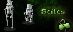 Stilts Leprechaun 3D 3D print model