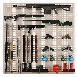 Store Show Case 6 Gun Store 3D model