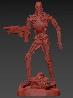 T-800 Terminator 2 Judgment Day 3D print model