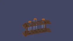 Test tube rack and Test tube
