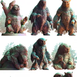 The Owl Beast Collection (pre-supported)