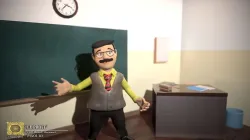 THE TEACHER cartoon 3D model