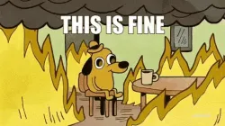 This is fine (Meme) Hueforge
