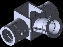 Three ways pipe and junction Valve