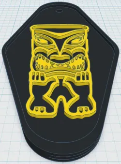 Tiki Keytag 27