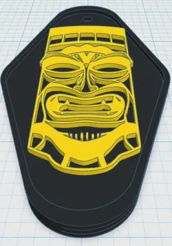 Tiki Keytag 64