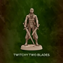 Twitchy Two Blades - Human Rogue