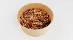 Udon Poke bowl lunch noodles with beef korean asian meal 3D model