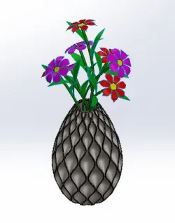 Vase with flowers