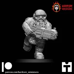 Veteran Dwarf with Special Weapons Running