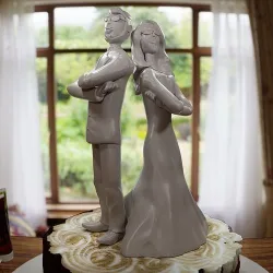 Wedding couple doll 3d print 3D print model