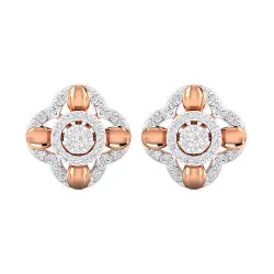 Women Stud Earrings STL JCD OBJ FBX Renders Details 3D print model