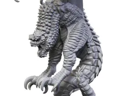 Wyvern dragon statue 3D print model