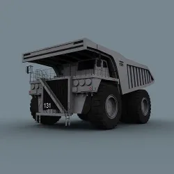 Your Dump Truck - 3d animated truck model 3D model