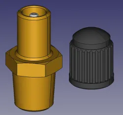 1/8" NPT Schrader Valve