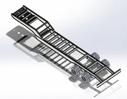 2 Axles Lowbed Trailer - 2 Dingilli Lowbed Treyler