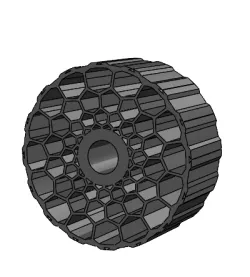3D Printable HoneyComb Wheel