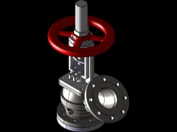 4 inch 45degree Flush Bottom Valve Assembly (External Disc Type)