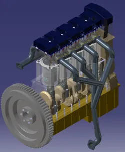 4 stroke car engine