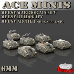 6mm MPBSV Warrior APC/IFV/MRLS/SPPAG/SPM
