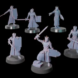 6x Arazain Black Guard