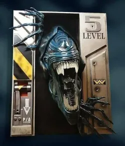 Alien print3d model 3D print model