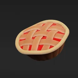Apple Pie 3D model