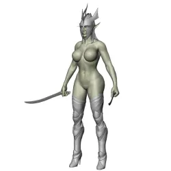 Araniel elf girl 5 nude