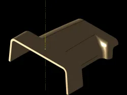 Automotive interior part creation of Ribs & Screw Boss