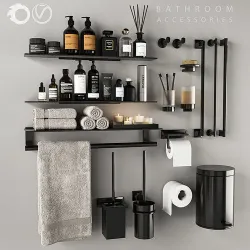 Bathroom accessories 3D model