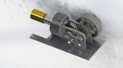 Beta Stirling Engine