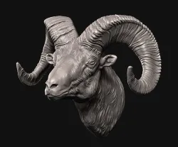 Big Horn Sheep 3D print model