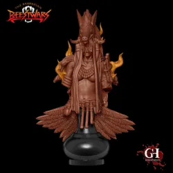 BUST 01: Firewitch, Hyenaman Shaman. 1:10 scale Bust