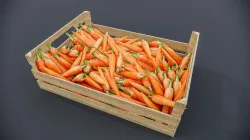 Carrot crate 3D model
