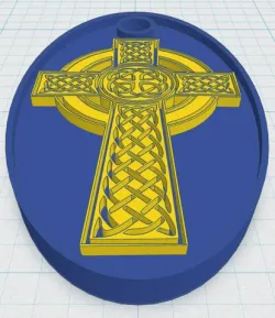 Celtic Cross Keytag 2