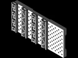 CNC Vice mounted Fixture plate with mitybites style clamps